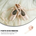 thumbnail image 5 of 2 Pcs Women's Shoes Satin Shoe Ribbon Ballet Shoes Colored Shoe Ribbon Shoe Strap Pink Shoe Ribbon Woman Women's, 5 of 6