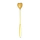 thumbnail image 1 of Cucharas de café Naiovety Mango Largo Acero Inoxidable Oro, 1 of 6