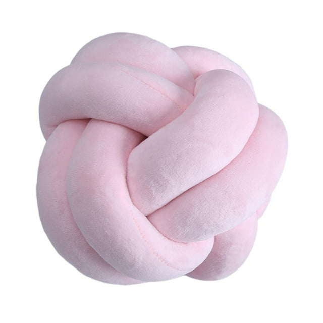 Almohada de suave, almohada forma forma forma con , cojín , sofá, almohada para cinturo, almohada decorativa para , para cama, sof Rosado Macarena Cojín de nudo redondo