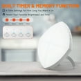 thumbnail image 2 of Lámpara de terapia de luz natural, imita la luz solar de espectro completo con iluminación ultra brillante de 10000 lux, tecnología LED segura y sin rayos ultravioleta para abordar la tristeza, 2 of 5