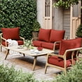 thumbnail image 6 of Kimunuk Outdoor Deep Seat Cushion Set, 24" x 24" x 6.5" Patio Furniture Chair Cushions Replacement for Sofa Couch, Terra Red, 6 of 6