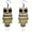 B:Anti-gold, variant on JeRy Fashion Vintage Style Big Black Eyes Owl Stud Earrings Multi, Style U7592