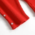 thumbnail image 3 of Women's Solid Sweaters O Neck Long Batwing Sleeve Solid Casual Loose Knitted Tops Pullover Comfy Fall Oversized Jumpers, 3 of 5