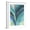 White Frame, variant on Art.com Big Blue Leaf II Art Print by Jodi Fuchs, Black Frame Wall Art, 23" x 29"