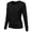 Black, variant on Women's Solid Knit Button Down Cardigan – Versatile Casual Knitwear Top for Women in Sizes S to XXL, Cozy Everyday Spring Fall Outwear