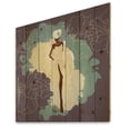 thumbnail image 2 of Designart 'Abstract African American Woman In Gorgeous Wedding Dress' Modern Print on Natural Pine Wood, 2 of 5