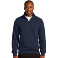 thumbnail image 2 of Sport-Tek Men's Colorfast 1/4-Zip Waistband Sweatshirt, 2 of 5