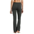 thumbnail image 2 of Fishers Finery Women's Ecofabric Bootleg Yoga Active Pant - New Fabric (H Gry, XL Petite), 2 of 6