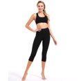 thumbnail image 2 of Stelle Women's Yoga Capri Yoga Pants with Side Pocket, 2 of 4