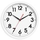 thumbnail image 1 of Reloj de pared AKCISOT, silencioso, no hace tictac, 25 cm, con batería blanca, 1 of 8