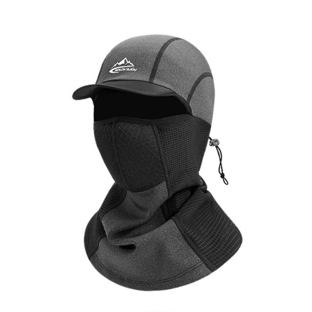 Cálido polar esquí bicicleta máscara facial completa calentador de cuello gorra deportiva de invierno