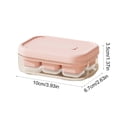 thumbnail image 3 of Bandeja para Cubitos de Hielo con Tapa, de Plástico Apto para Alimentos, para Refrigerador, Hermética y con Puerto de Inyección de Agua, Ideal para La Cocina o para Viajes., 3 of 6
