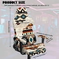 thumbnail image 2 of Whosucclay Aztec Tribe Geometric Print Gaming Chair Slipcovers, Stretchable Office Chair Cover 4 Pcs Computer Desk Chairs Covers with Armrest Covers, Rotating Armchair Protector Cover, 2 of 8