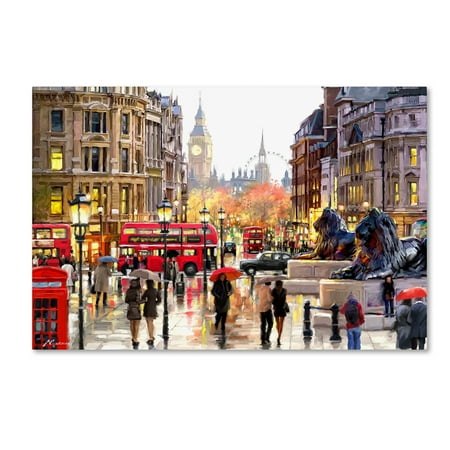 Trademark Fine Art 'London Landscape' Canvas Art by The Macneil