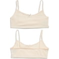 thumbnail image 4 of Sweet & Sassy Girls’ Training Bra – 5 Pack Cotton Stretch Crop Cami Bralette (S-L), 4 of 7