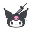 thumbnail image 1 of Cartera de Hello Kitty My Melody Kuromi Kawaii para mujer, monedero de dibujos animados, llavero de silicona suave, accesorios adorables para bolsos, regalo, 1 of 4