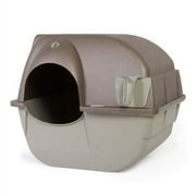 Omega Paw Inc. - Self-cleaning Litter Box- Brown-taupe Large - RALG4