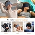 thumbnail image 3 of SYPVRY Sleep Headphones Bluetooth Eye Mask with 10+ Hrs Playing Music V5.3 Sleep Mask Headphones for Side Sleepers Office Travel, 3 of 8