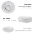 thumbnail image 5 of HACHIKITTY Calming Donut Dog Beds Cuddler, Dog Beds for Medium Large Dogs, Indoor Dog Calming Beds Large, Gray, 36"X36", 5 of 7