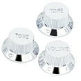 thumbnail image 1 of Tapa de perilla de potenciómetro de guitarra, 3 piezas Perilla de potenciómetro de guitarra Accesorios de guitarra Tapa de perilla de tono de guitarra eléctrica Innovación moderna Jadeshay  A, 1 of 8