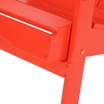 thumbnail image 6 of Carla Acacia Wood Outdoor Folding Adirondack Chair, Set of 2, Red, 6 of 9