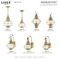 thumbnail image 3 of Livex Lighting - Newburyport - 1 Light Outdoor Wall Lantern in Bohemian Style -, 3 of 10