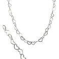thumbnail image 1 of JOYARIS Cadena Collar Tejido Corazón Amor Plata 925 45cm X 0.4cm DM-0001242, 1 of 3