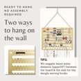thumbnail image 3 of Jewelry Organizer Set Unfinished Wall Mount Earring Holder Jewelry Display Stand, 3 of 10