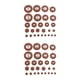 thumbnail image 1 of Eigraketly Almohadillas de tono alto para saxofón, alfombrillas redondas profesionales para práctica de estudiantes, herramientas, cojines, Saxofón tenor 2piezas, 1 of 6