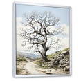 thumbnail image 2 of Designart "Monochrome Contrast The Majestic Tree I" Floral & Botanical Floater Framed Wall Decor, 2 of 7