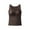 A03-Brown, variant on Fewfanhot Women's V-Neck Thermal Top with Elegant Lace Detail and Built-in Support for Everyday Wear Winter Comfort