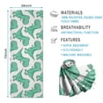 thumbnail image 2 of LightGreen Cartoon Dinosaurs Pattern Hot Yoga Mat Towel Non Slip for Hot Yoga - Quick-Drying Yoga Mat Cover with 4 Corner Pockets with Travel Bag - Hot Yoga Towel Non Slip 70"x26", 2 of 6