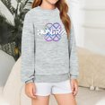 thumbnail image 4 of Moonsky Sudadera de cuello redondo Pop De-on - Sudadera de manga larga con estampado del cantante HUNTR/X - Sudadera de cuello redondo y manga larga para hombre y mujer Gris 130, 4 of 4