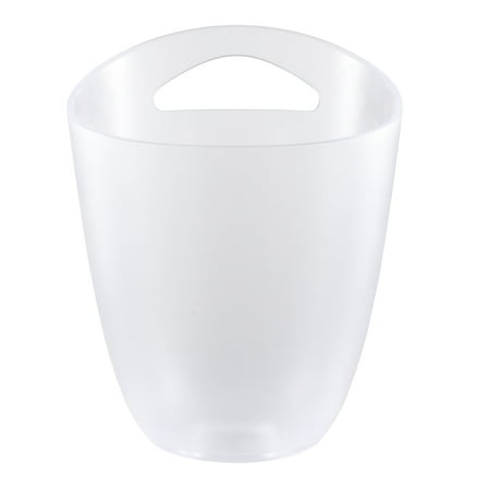 

1 Pc 3L Barrel Rust-proof Ice Bucket Large Capacity Beer Bucket (Transparent)