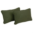 thumbnail image 4 of Porch & Den  Blaze River Microsuede Lumbar Throw Pillows (Set of 2) Teal Blue, 4 of 5
