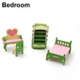 thumbnail image 5 of BESTSKY 2026 New Colorful Wooden Doll House Furniture Room Set,Wood Miniature Bathroom/ Living Room/ Bedroom/ Kitchen House Furniture Dollhouse Doll Decoration Accessories Pretend Play Kids Toys, 5 of 6