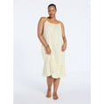 thumbnail image 2 of Joyspun Women's Woven Midi Sleep Gown with Shoulder Tie, Sizes XS to 3X, 2 of 4