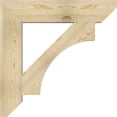 thumbnail image 3 of Ekena Millwork 6"W x 32"D x 32"H Westlake Slat Rough Sawn Bracket, Douglas Fir, 3 of 4