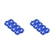 thumbnail image 4 of Kenally 4 mangueras 4AN 8AN 10AN línea de combustible de aceite, 4 piezas/lote 6AN adaptador de soporte separador 3/8 línea de manguera de azul AN10 2piezas, 4 of 6