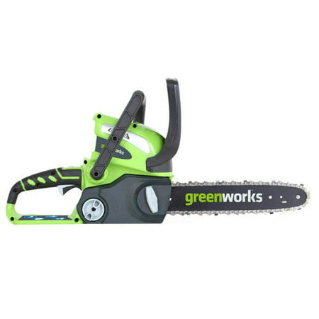 Greenworks 12-Inch 40V Cordless Chainsaw, Battery Not Included