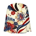 thumbnail image 4 of Busydd Womens Tops Fashion Vintage Floral Print Cotton Linen Shirts Long Sleeve Round Neck Summer Tops Loose Fit Plus Size Blouses Casual Comfort Tee Tops Classic Oversized Tops for Women,S-5XL, 4 of 7