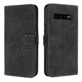 thumbnail image 1 of Compatible avec la Conception de Portefeuille Samsung Galaxy S10 Plus avec des Fentes pour Cartes Couvercle de Fermeture Magnétique, 1 of 5