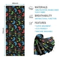 thumbnail image 2 of Multicolor Controllers Games Icons Black Pattern Hot Yoga Mat Towel Non Slip for Hot Yoga - Quick-Drying Yoga Mat Cover with 4 Corner Pockets with Travel Bag - Hot Yoga Towel Non Slip 70"x26", 2 of 6