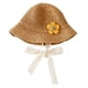 thumbnail image 1 of Hukapapa Sombrero de paja para bebé protector solar de verano sombrilla para bebé playa niños sombrero para el sol de verano lindo sombreroCaqui, 1 of 5
