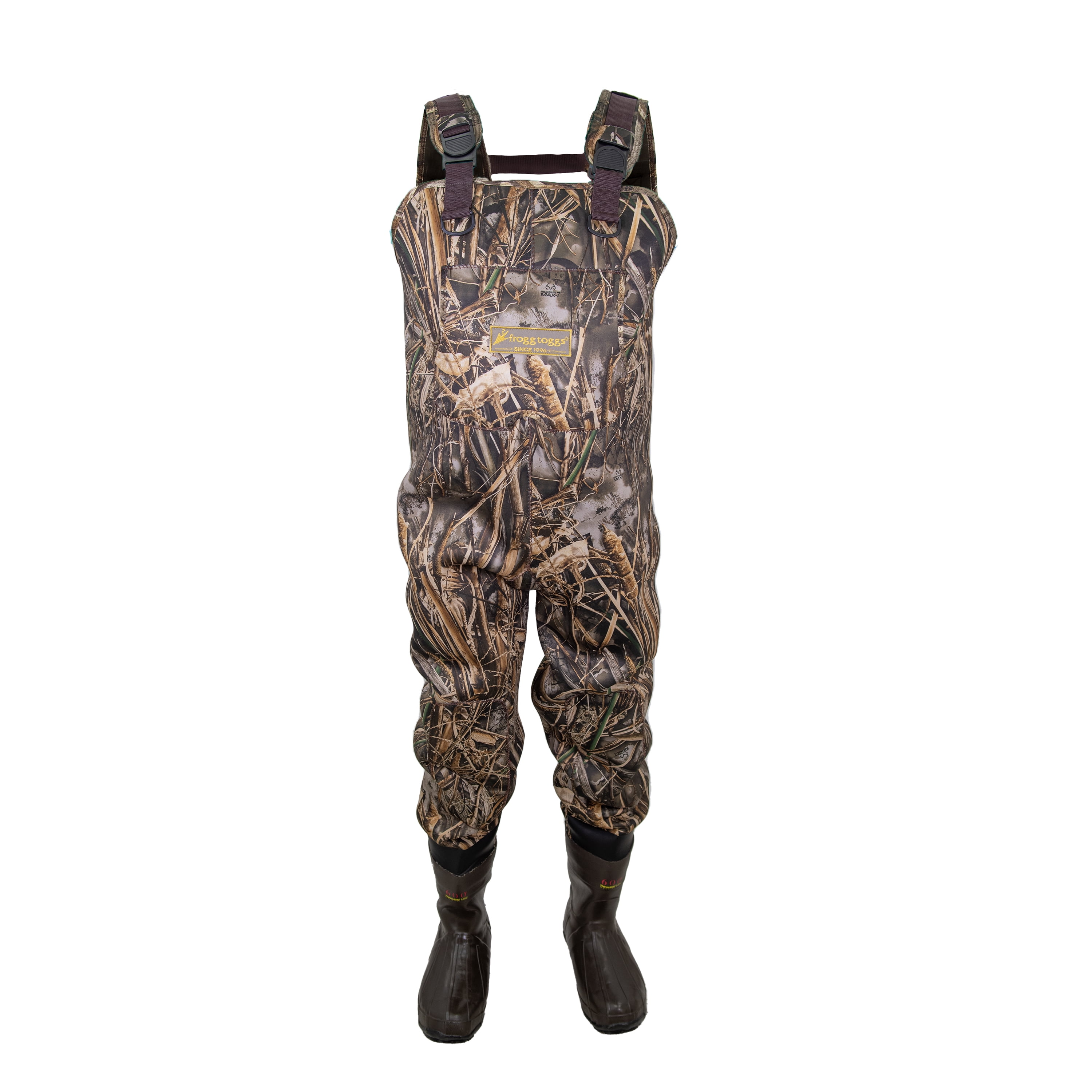 Frogg Toggs Men's Amphib 3.5mm Neoprene Bootfoot Wader | Realtree Max-7 |  Size 7