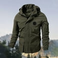 thumbnail image 2 of uikmnh Jackets for Men,Men'S Hooded Outdoor Casual Style Long Sleeved Jacket Suitable for Mountaineering,Winter Jackets for Men Size:7XL, 2 of 9