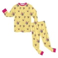 thumbnail image 5 of Cute Floral Fruit Pajamas for Toddler & Little Girls Snug-Fitting Long Sleeves & Pants PJ Set 6-12 Months 12-24 Months 2t 3t 4t 5t 6t 7t 8t 9t Children(Yellow,7-8 Years), 5 of 7