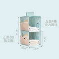 thumbnail image 3 of Double-sided Pockets Hanging Storage Bag Underwear Wardrobe Bra Organizer Hanger, 3 of 5