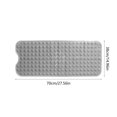 thumbnail image 3 of Zynviq 15" X 27.6" Bathroom Rugs Solid Color Bath Rugs Pvc Gray Absorbent Washable Rectangular Small Rug for Vanity, 3 of 6