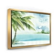 thumbnail image 3 of Designart 'Palm Beach Resort At Sunrise I' Nautical & Coastal Framed Canvas Wall Art Print, 3 of 5